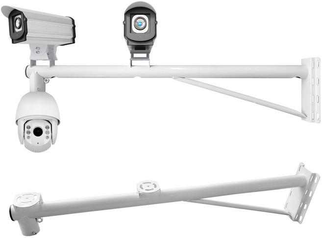 카메라 브라켓 스피드돔 CCTV 듀얼 벽부 브라켓 102cm, 1개