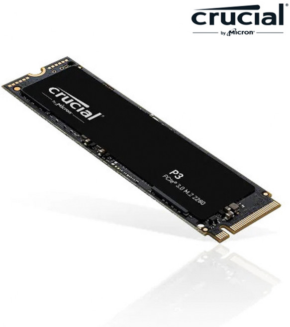 -공식- 마이크론 Crucial P3 4TB M.2 NVMe GEN3 SSD 대원CTS