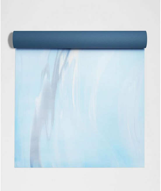 룰루레몬 더 매트 5mm *천연고무 사용 LISSS STLB LU9CJES-077437, Light Ivory/Starch Blue, One Size