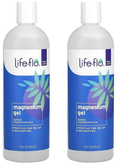 라이프플로 마그네슘 바디 젤, 2개, 473ml - 쿠팡
