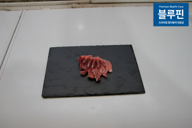 참다랑어 참치회 지느러미 목살 슬라이스 200g, 1개