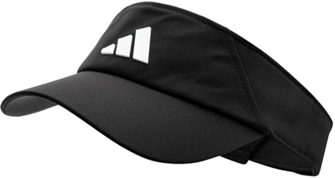 아디다스 모자 에어로 레디 바이저 _IC6519, 블랙