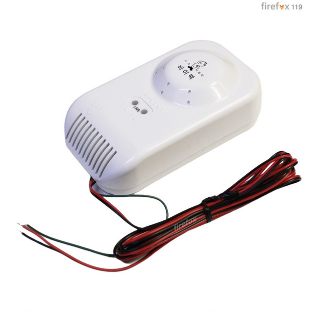 바이텍 가스누설경보기 DC 12V VTD 가스누출감지기, 1개