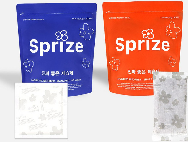 새남맥스(서프라이즈) 진짜 좋은 제습제 습기제거제 (일반형+신발용 각 1팩), 1개, 30g