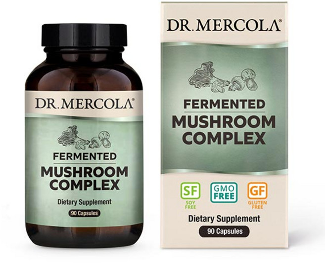 Dr. Mercola Fermented Mushroom Complex 닥터 머콜라 퍼멘티드 머쉬룸 콤플렉스 90캡슐, 90정, 1개