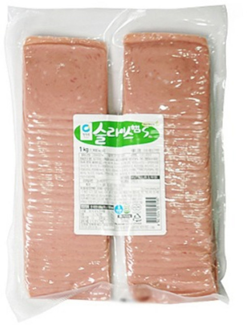 청정원 슬라이스햄 에스, 1kg, 2개