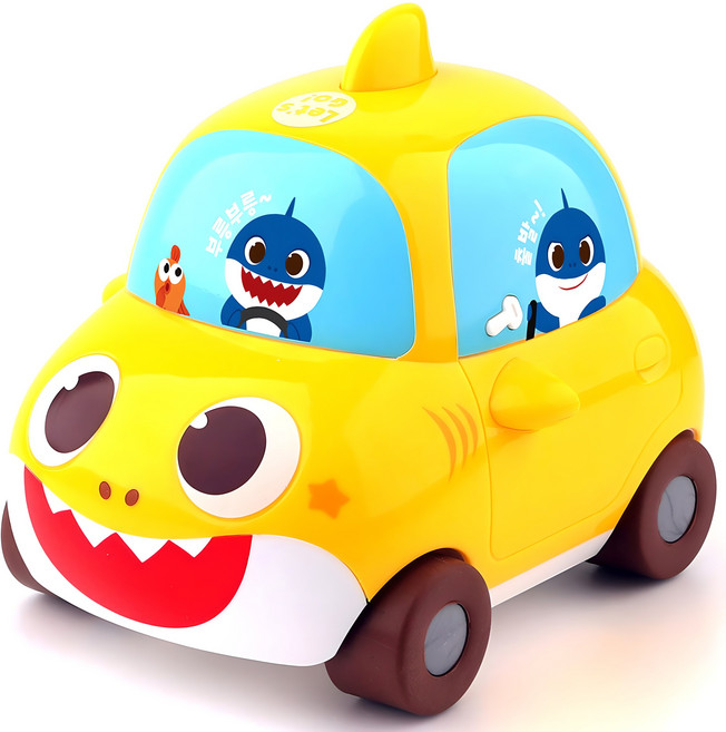 핑크퐁 아기상어 터치앤고 자동차, 혼합색상, 1개