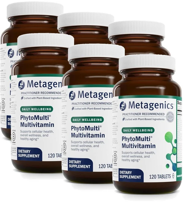 메타제닉스 파이토 멀티비타민 비타민 미네랄 60일분 Metagenics PhytoMulti, 6개, 120정 - 쿠팡
