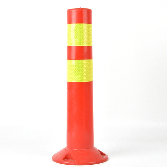 차선유도봉 차선규제봉 45cm, 연두색반사지, 1개