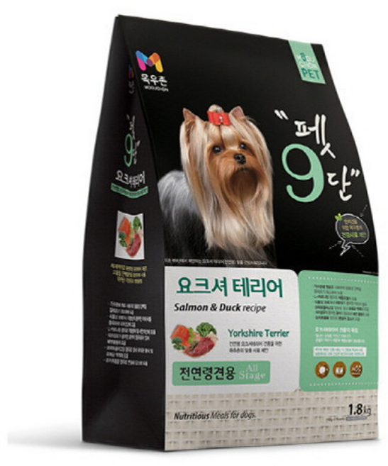 목우촌 펫 요크셔테리어 사료, 오리, 1.8kg, 1개