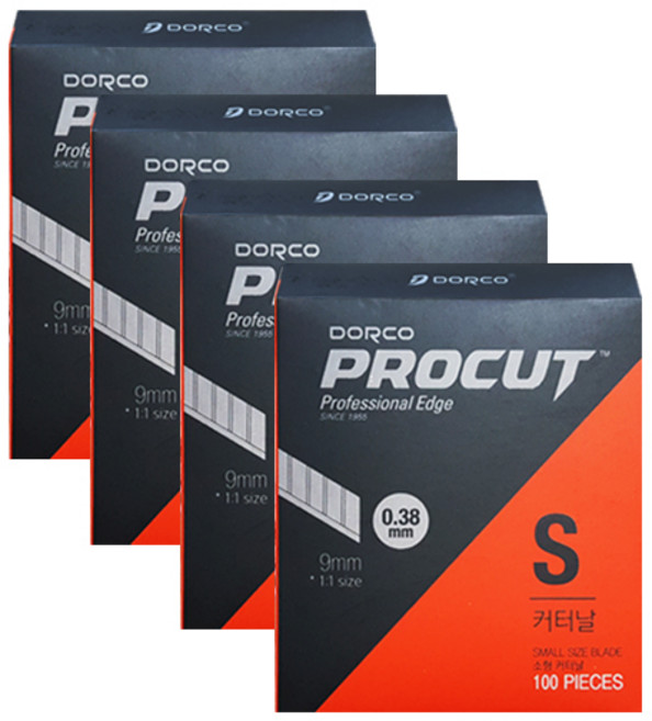 도루코 프로컷 커터 리필 칼날 S 100p, 10개