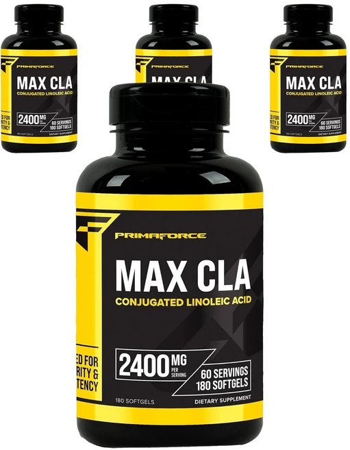 프리마포스 맥스 CLA 2400mg 소프트젤, 180정, 4개 - 쿠팡