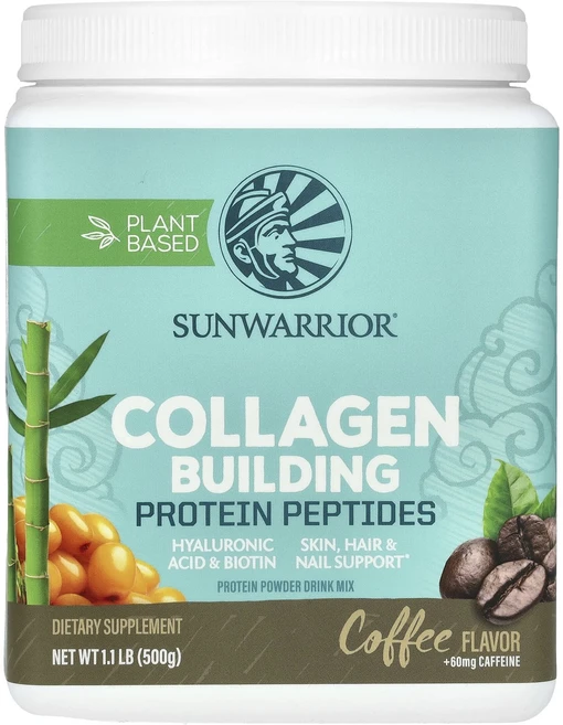 Sunwarrior 콜라겐 형성 및 단백질 펩타이드 커피 커피 500g(1.1lb), Sunwarrior콜라겐형성및단백질펩타이드커피커피500, 1개 - 쿠팡