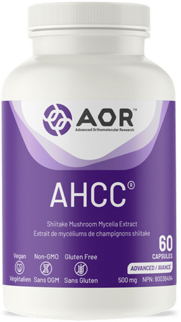 AOR AHCC 버섯 알파글루칸 60정, 1개