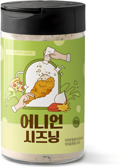 디쉬프로젝트 어니언 시즈닝, 80g, 1개