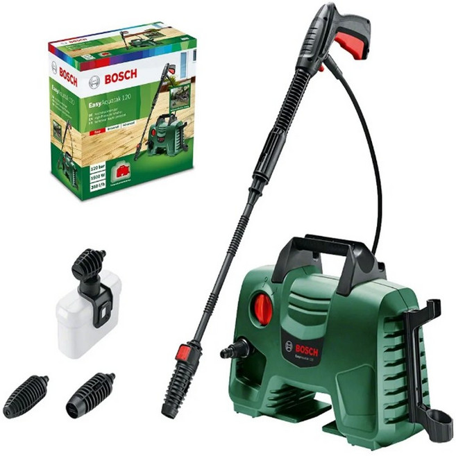 보쉬 Easy Aquatak120 고압세척기 세차 청소 오물제거 EasyAquatak120, 1세트