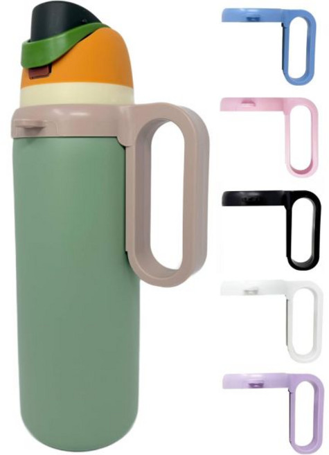 오왈라 프리십 24oz 32oz 40oz - 강력한 플라스틱 물병 홀더 운전 중 달리기 조깅 헬스장 하이킹 음주 등을 위한 내구성 있는 휴대용 액세서리, Brown, 1개, 갈색