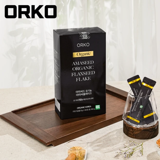유기농 아마씨 플래이크 360g (6g x 60개입), 60개, 6g - 쿠팡