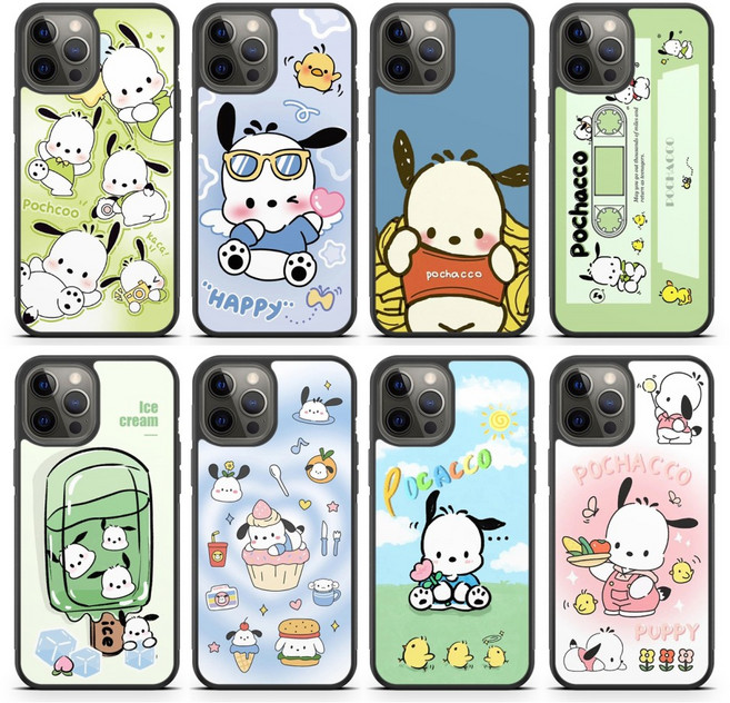 갤럭시A90 5G 포차코 범퍼 케이스 산리오 이쁜 캐릭터 케이스
