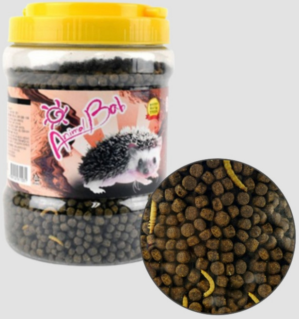 고슴 도치 전용 영양식 애니멀 밥 사료 800G으로 건강 관리, 800g, 1개