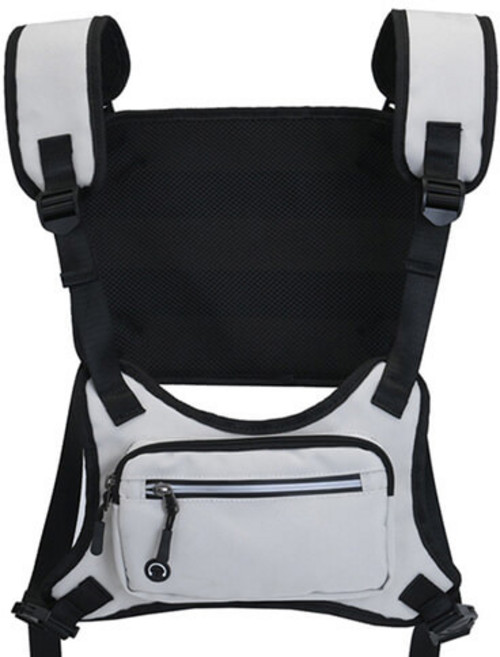 투케바이크 오토바이 배달대행 반사 야광 가방 조끼, one size