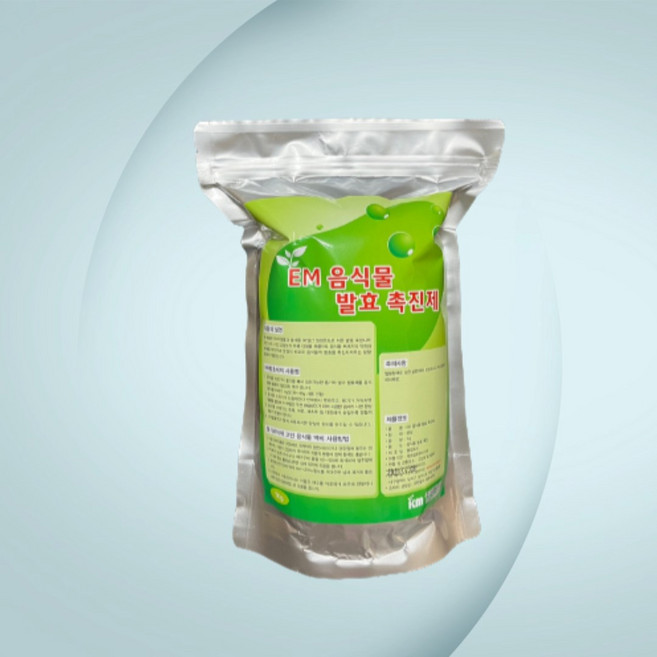 EM 음식물 발효촉진제 1kg 퇴비용 퇴비제조용 미생물 분말가루 이엠 발효제, 1개