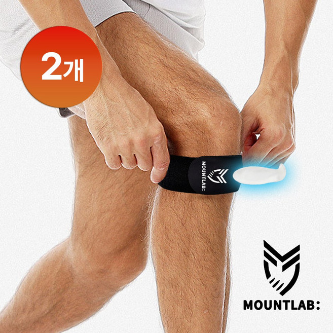 마운트랩 초밀착 슬개골 무릎보호대, 1세트