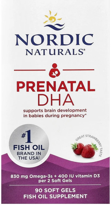 Nordic Naturals 임산부용 DHA 딸기 맛 소프트젤 90정, NordicNaturals임산부용DHA딸기맛소프트젤90, 1개 - 쿠팡