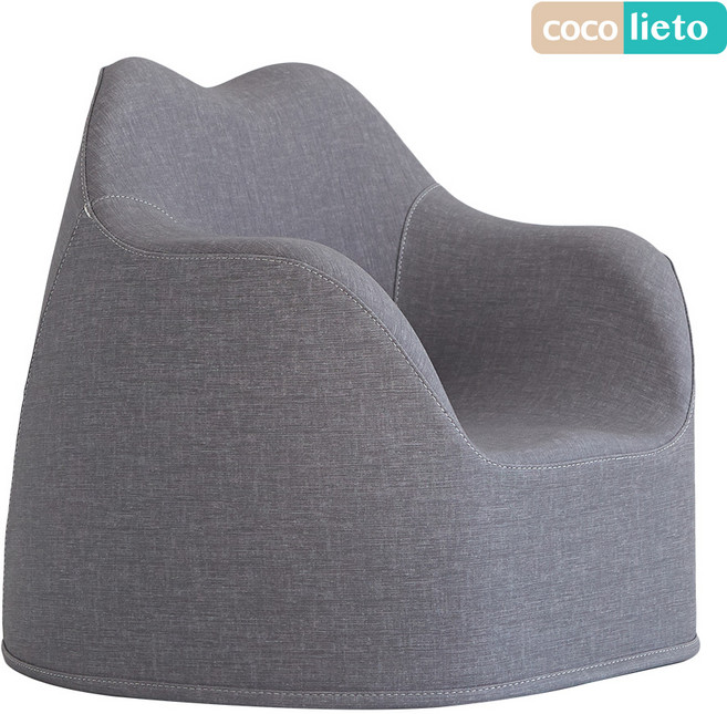 리에또 코지 유아소파 1인용 아기 돌 생일선물 아기의자, 모던 딥클라우드, 1개