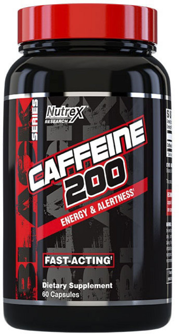 Nutrex Research 咖啡因200膠囊, 60顆, 1罐