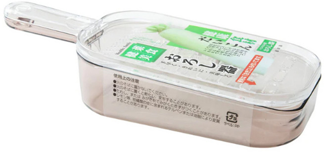 일본 사나다 무강판 D-5142C 핸디 강판 무즙 감자전 이유식 핸디형 플라스틱강판, 투명, 1개