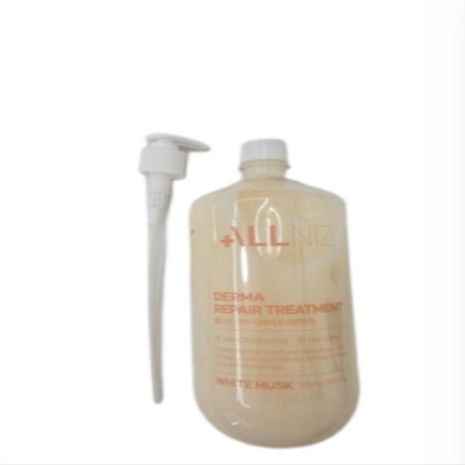 올니즈 더마 리페어 단백질 약산성 모발케어 대용량 트리트먼트 화이트머스크향, 2개, 1.08L