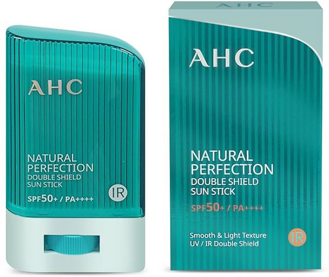 AHC 내추럴 퍼펙션 더블 선 스틱 22g SPF50 PA, AHC NATURAL 내추럴 PerfectiON 온 더, 1개