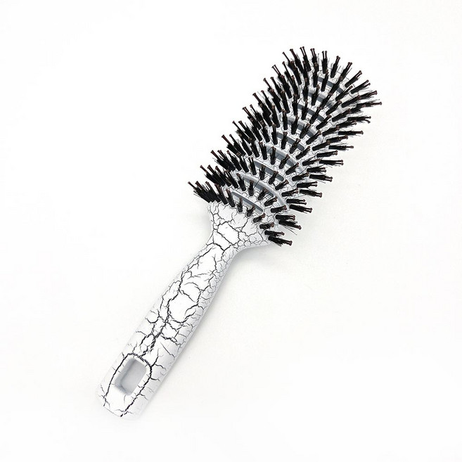 바버스토어 다운브러쉬 벤트 돈모 브러쉬, 1개, 화이트