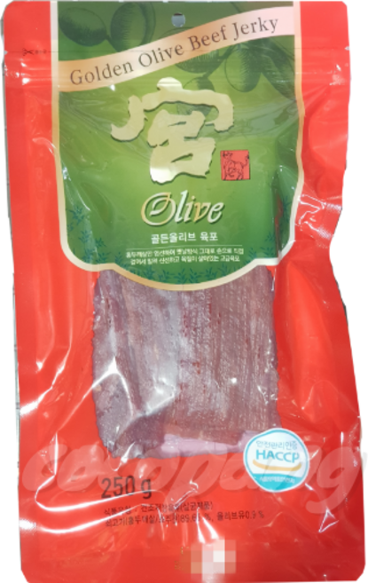 궁 골드 올리브 육포 250g, 3개