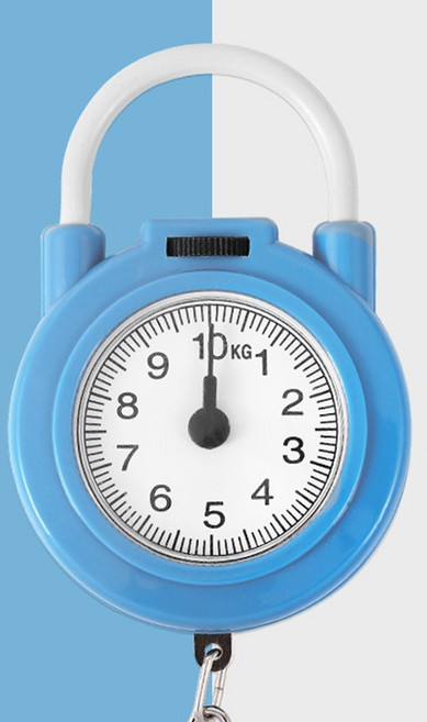 10kg시장저울 미니휴대용저울 경매장 가게저울, 블루