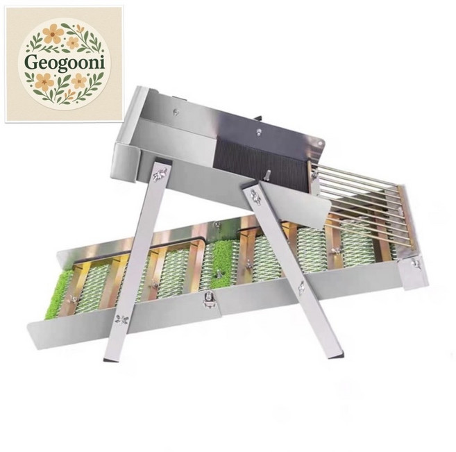 슬루이스 사금채취장비 사금패닝 도구 접이식 휴대용 C_신형 지지대 모델, 1개