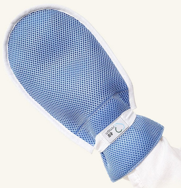 소프트타입 매쉬 환자용 치매장갑 아토피 손 보호 억제대 보호장갑 OM-DG01 가려움증 긁기방지, 2개