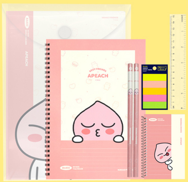 카카오프렌즈 A+ 문구세트 5800, 어피치5800