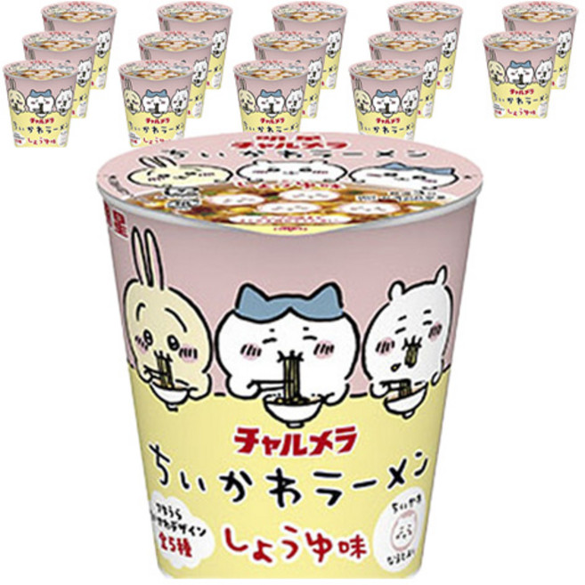 明星食品 吉伊卡哇聯名醬油風味杯麵 35g, 15入