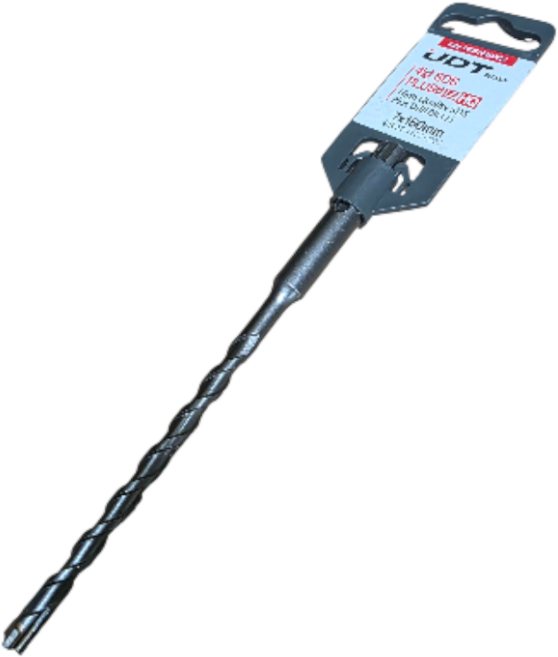 UDT HQ 4날 SDS-PLUS 해머드릴 비트 콘크리트 7mm x 160mm 함마드릴, 1개