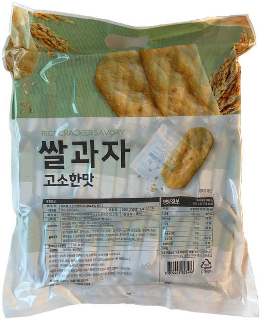 홈플러스 쌀과자 고소한맛 300g, 2개