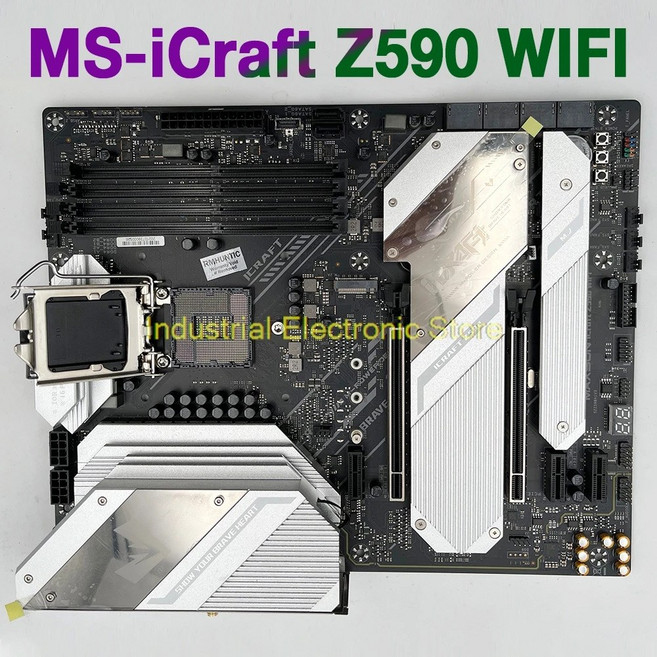 MS-iCraft 와이파이 MAXSUN 데스크탑 컴퓨터 ATX 마더보드 Z590 지지대 10 11 세대 코어 LGA1200