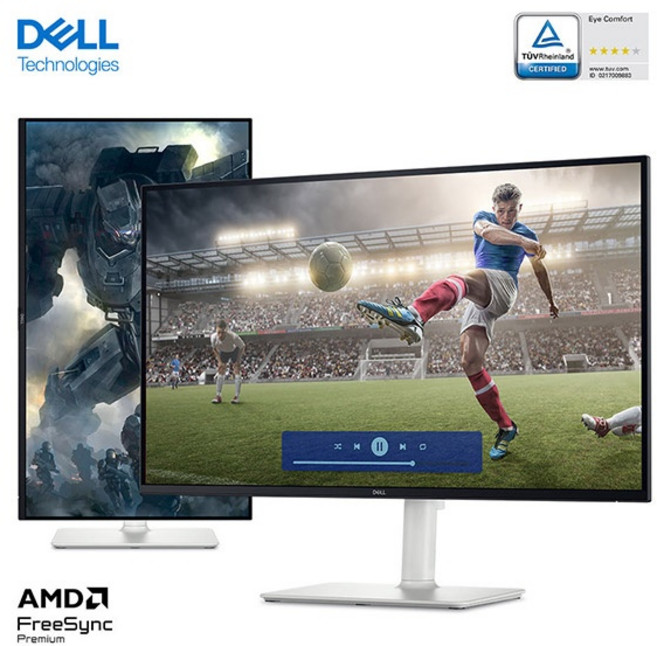 (Dell) DELL S2725QS 4K UHD IPS 120Hz 피봇 높낮이조절 HDR 내장스피커 3년보증 모니터, 68cm