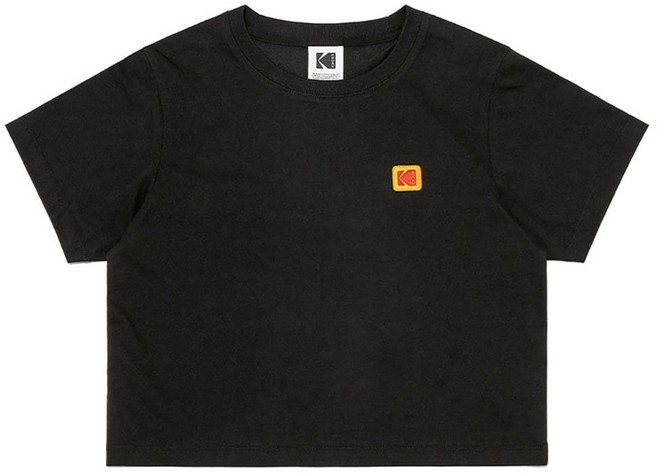 국내백화점 코닥 티셔츠 시그니처 아스킨 반팔티셔츠 블랙 (BK파우치증정)