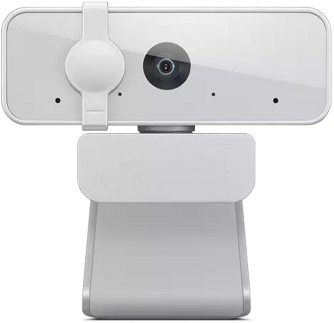 Lenovo HD 1080p 웹캠 (300 FHD) - 95° 광각 360° 회전 팬 및 틸트가 있는 모니터 카메라 듀얼 마이크 원격 작업 스트리밍 게임을 위한 프라이, 300 FHD, 블랙