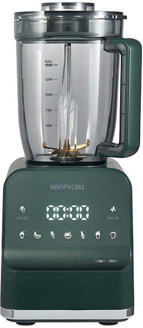 해피콜 프리미엄 초고속 블렌더 믹서기 브리즈탭 딥그린, HDBL-EAB1DG