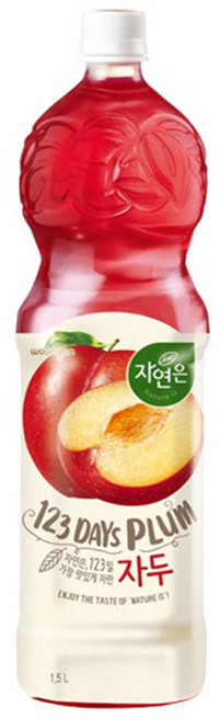 자연은 자두, 3개, 1.5L