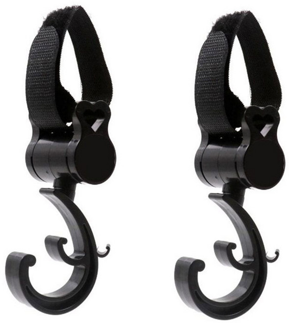 아토즈 이중 오토바이 봉지걸이 헬멧 후크 배달 고리 퀵보드 자전거 다용도 멀티봉지고리 핸들걸이 스쿠터, 다용도 봉지걸이 2개