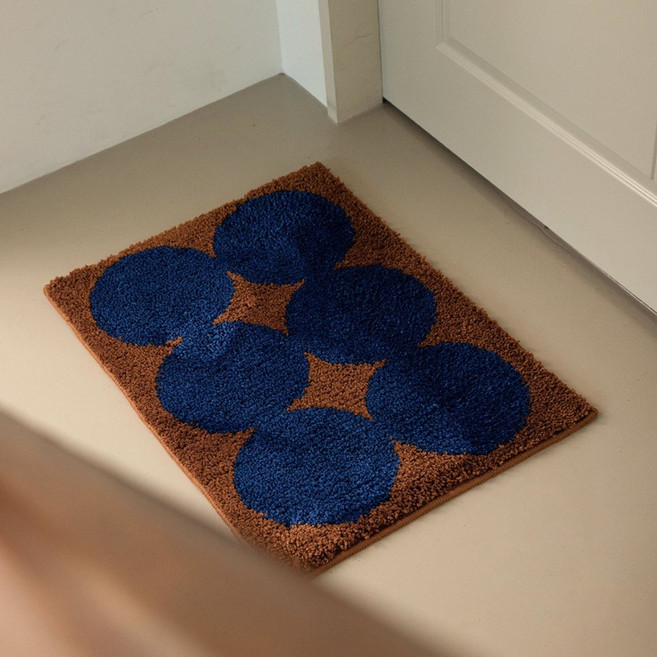 앤유 모던 포인트 발매트 사각 러그